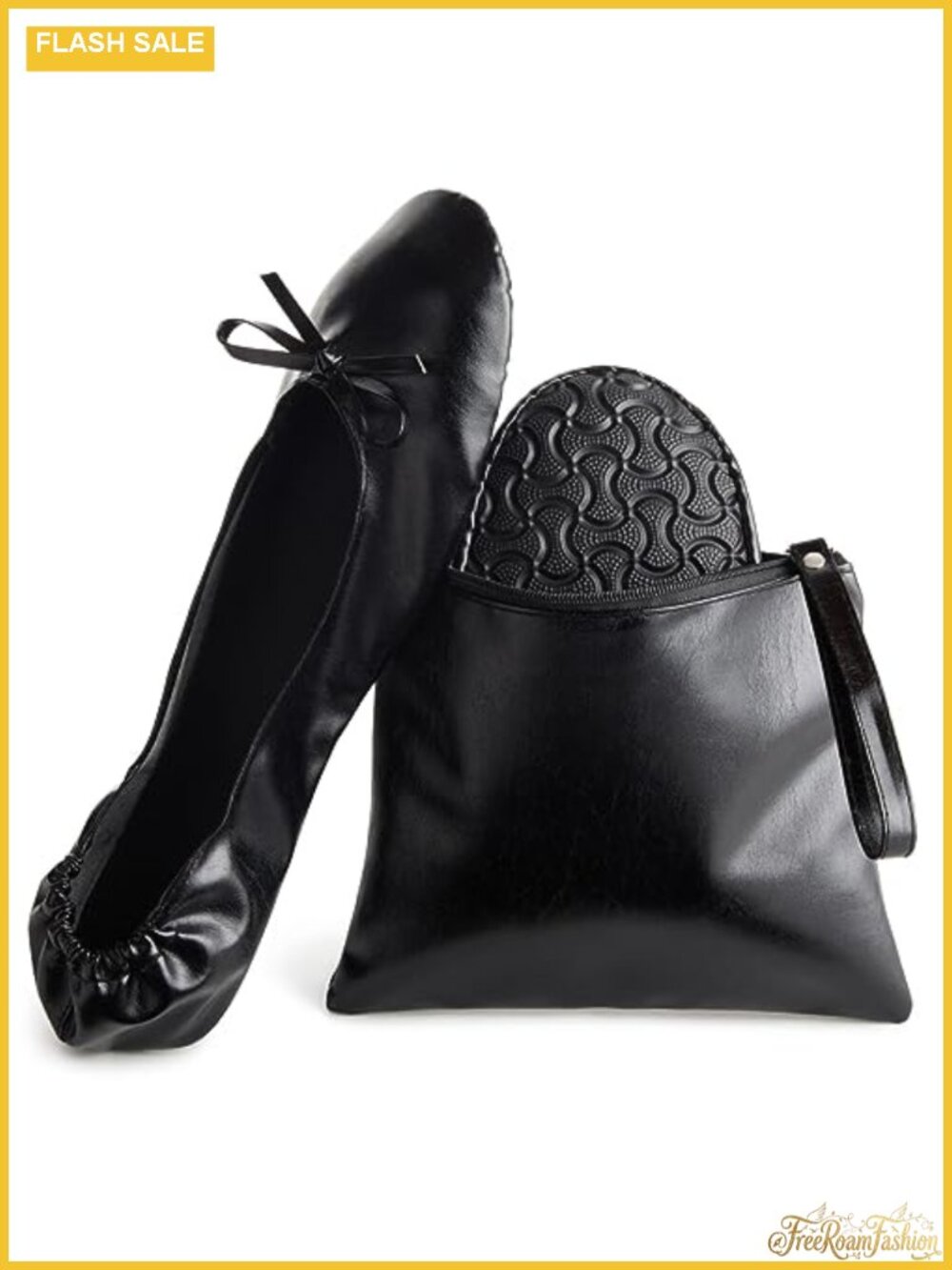 Poshmark Listing Title: Foldable Ballet Flats - Portable Ballerina Roll Up